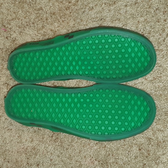 Vans Classic Slip On Off The Wall Translucent Green sz M7/W9 main image 9